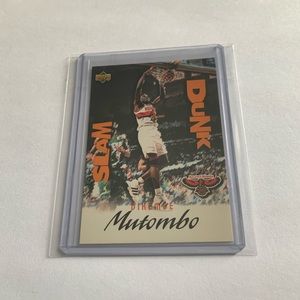 Dikembe Mutombo ‘97 Upper Deck Insert Card